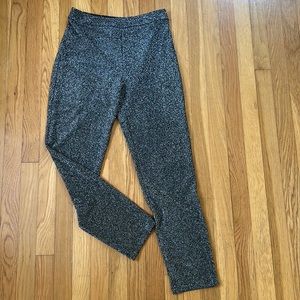 H&M Black and Sliver Pants Sz S